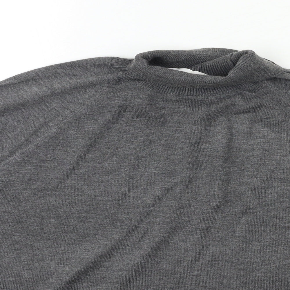 Zara Womens Grey  Knit Pullover Jumper Size S