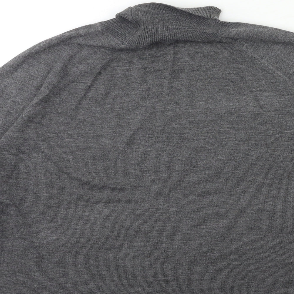 Zara Womens Grey  Knit Pullover Jumper Size S