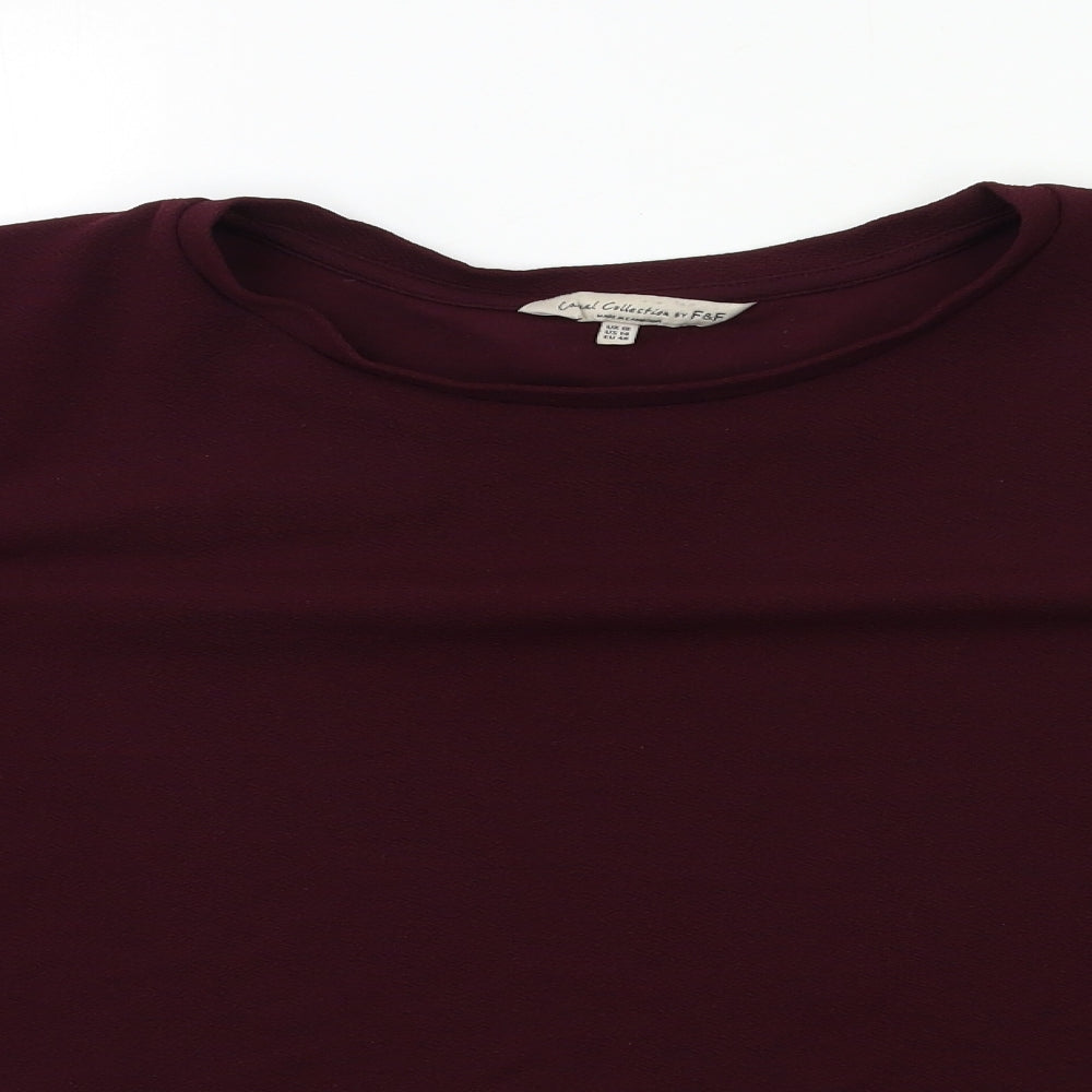 F&F Womens Purple   Basic Blouse Size 18