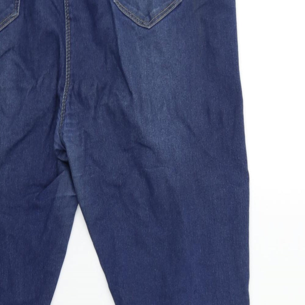 Simply Be Womens Blue  Denim Jegging Jeans Size 18 L27 in
