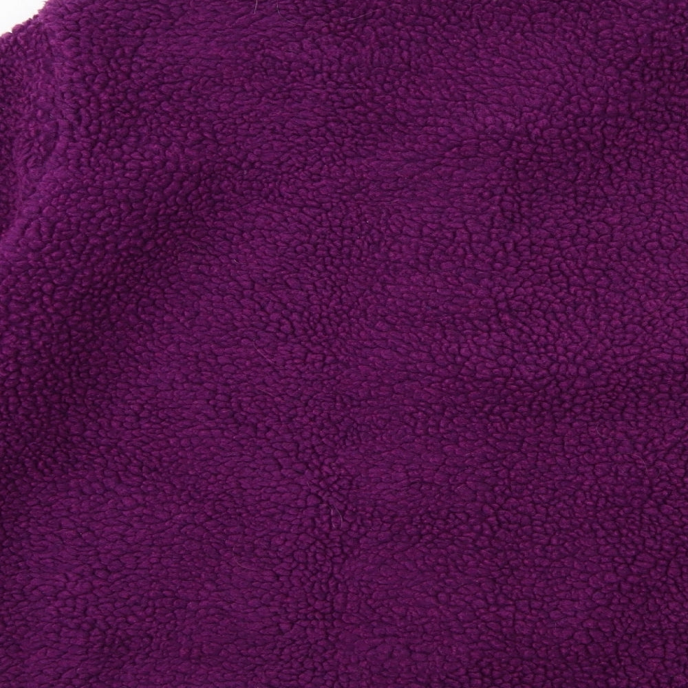 Damart Womens Purple  Fleece Overcoat Coat Size 18
