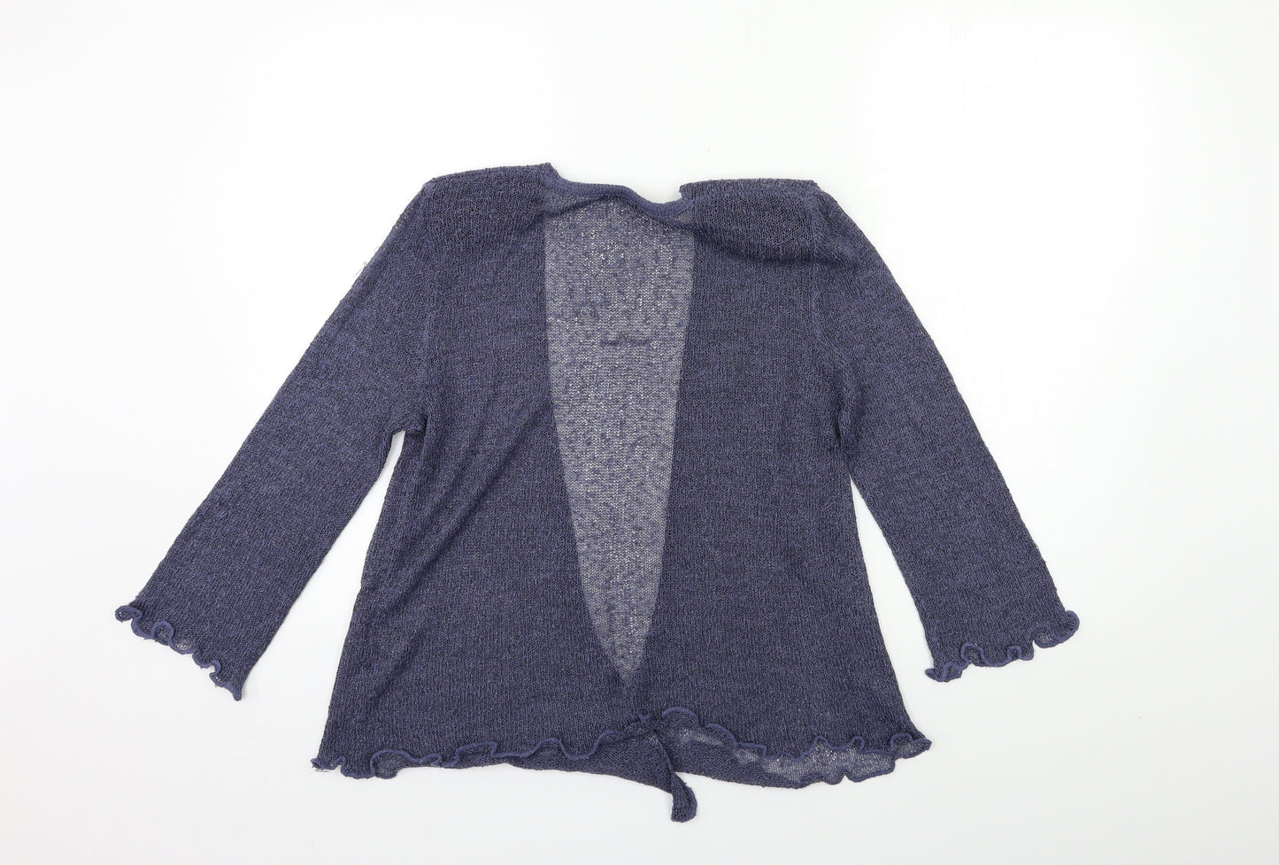 Roman Womens Blue  Knit Cardigan Jumper Size 12