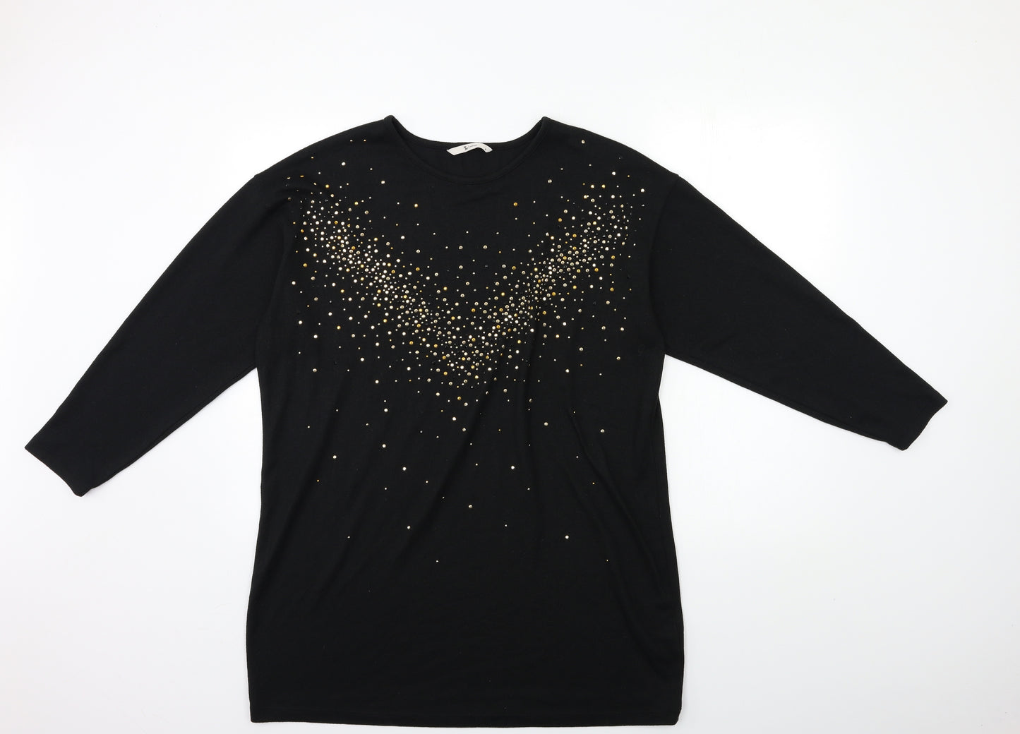TU Womens Black   Pullover Jumper Size 16
