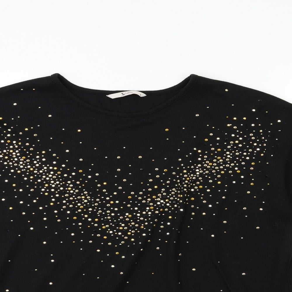 TU Womens Black   Pullover Jumper Size 16