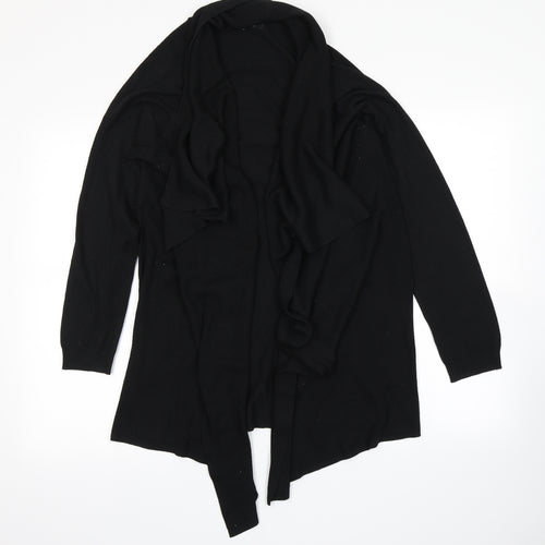 F&F Womens Black  Knit Cardigan Jumper Size 10