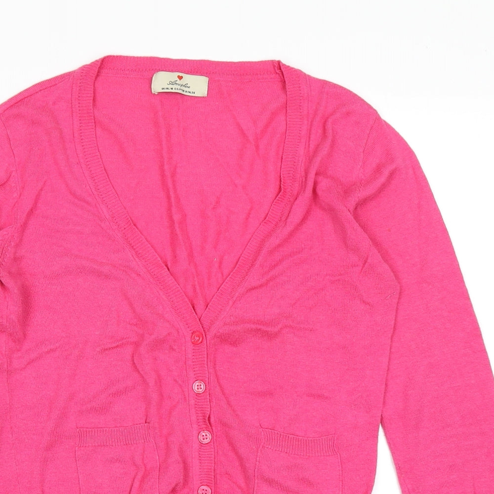 Atmsophere Womens Pink  Knit Cardigan Jumper Size 10