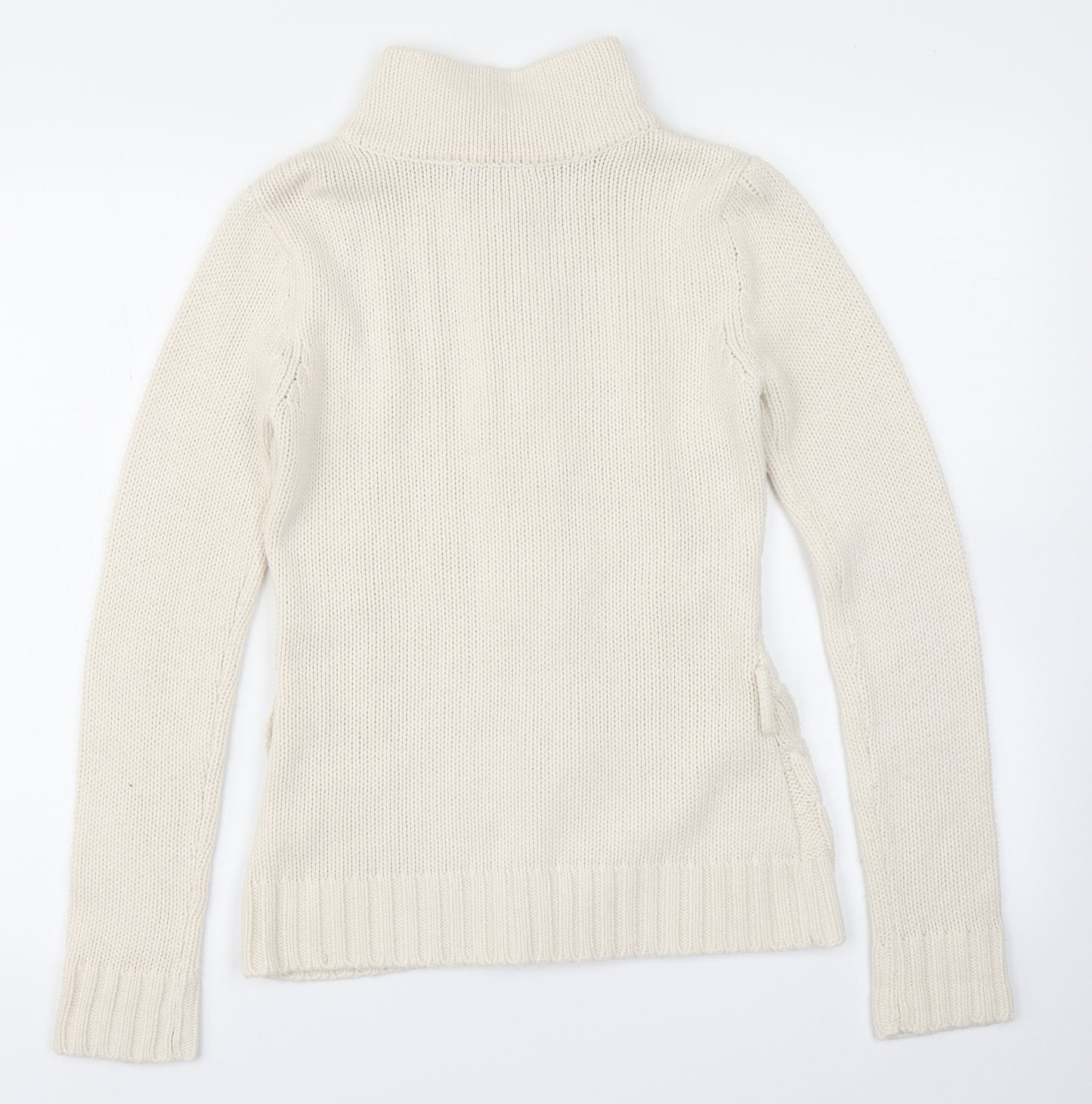 Knitwear Womens Ivory  Knit Cardigan Jumper Size 12