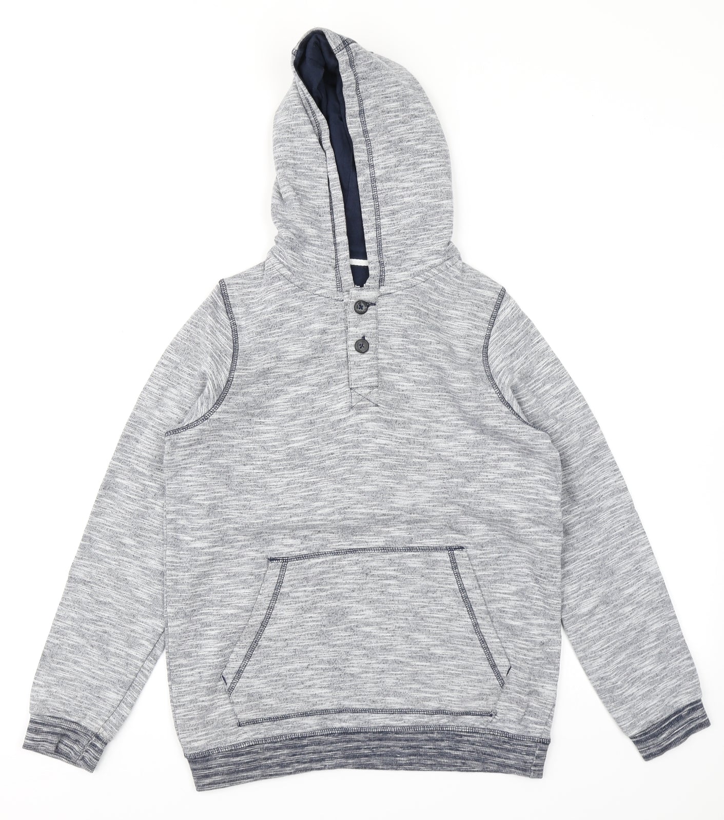 Nutmeg Boys Blue   Pullover Hoodie Size 11-12 Years