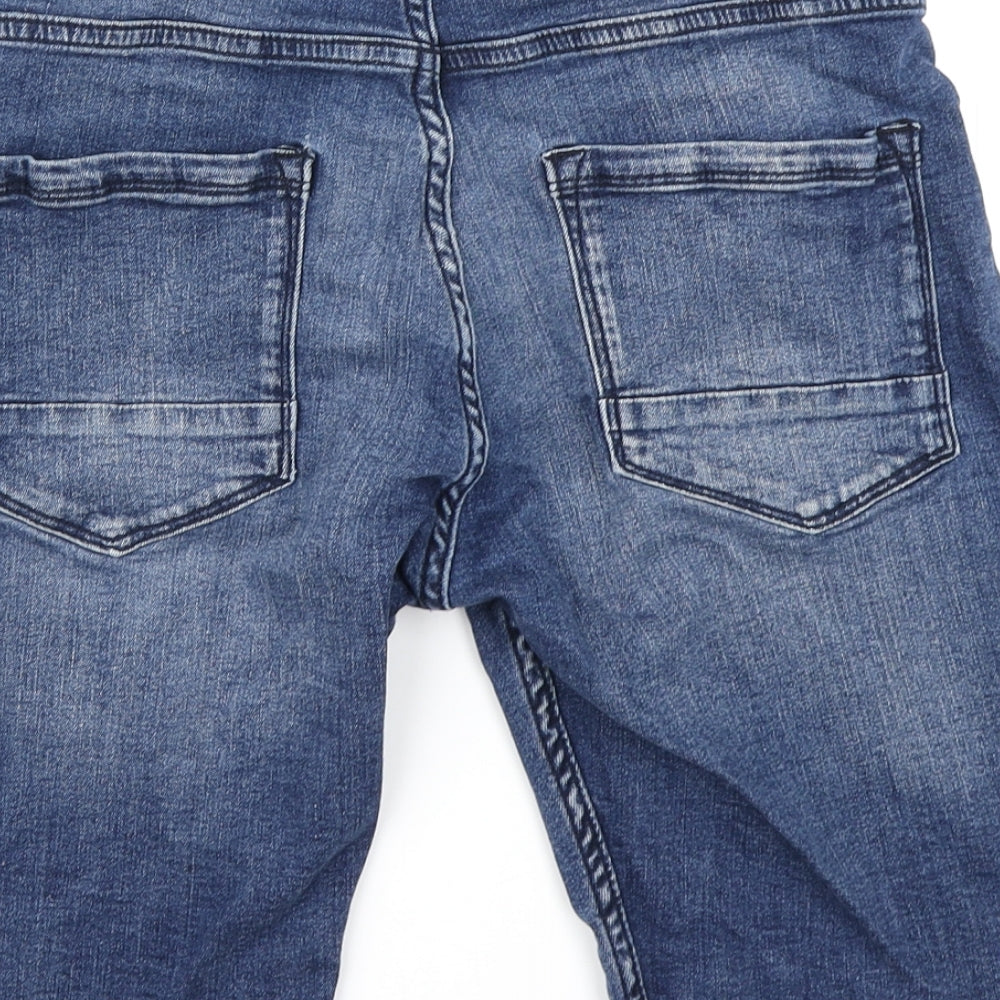 Denim Co Mens Blue  Denim Cargo Shorts Size 34 in