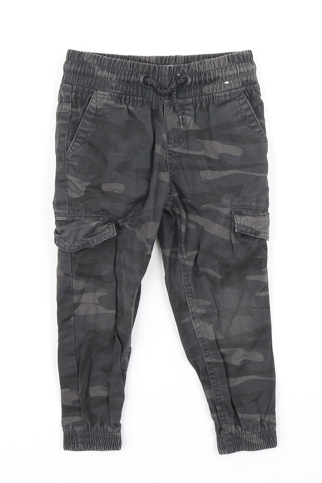 Primark Boys Grey Camouflage  Cargo Trousers Size 2-3 Years