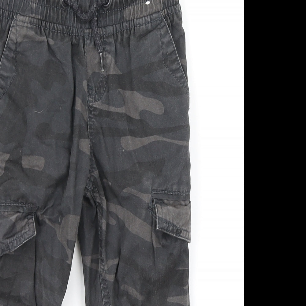 Primark Boys Grey Camouflage  Cargo Trousers Size 2-3 Years