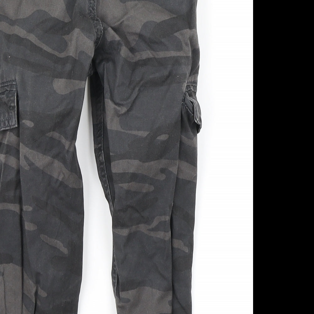 Primark Boys Grey Camouflage  Cargo Trousers Size 2-3 Years