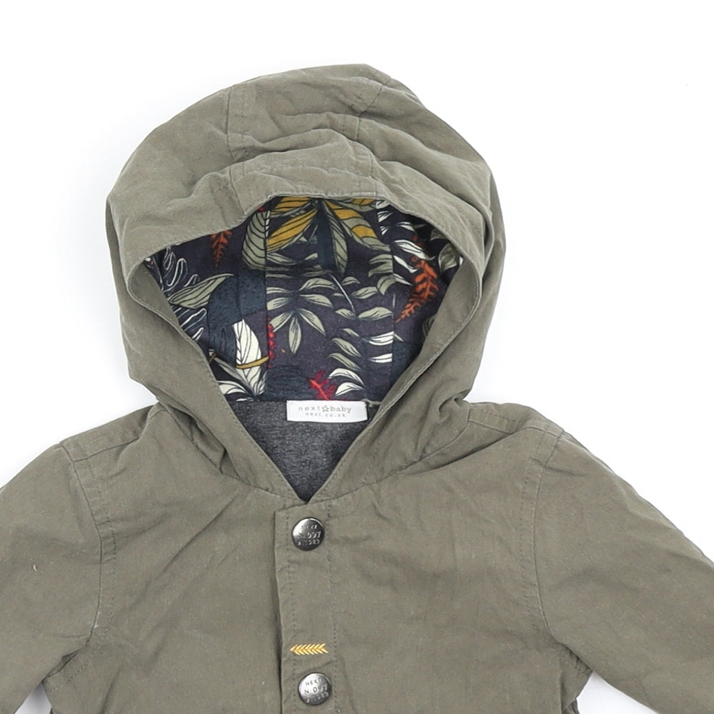 NEXT Boys Green   Jacket Coat Size 0-3 Months