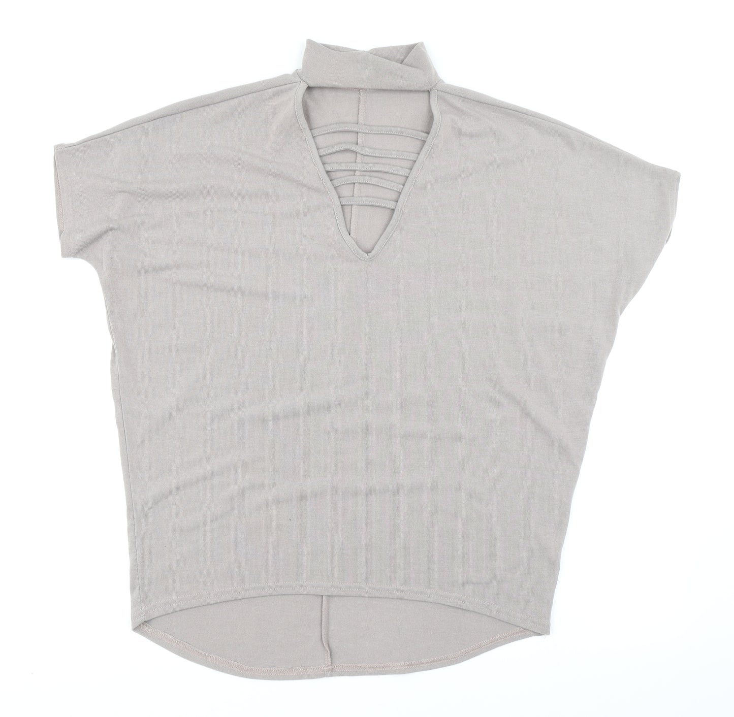 Select Womens Brown   Basic T-Shirt Size 6