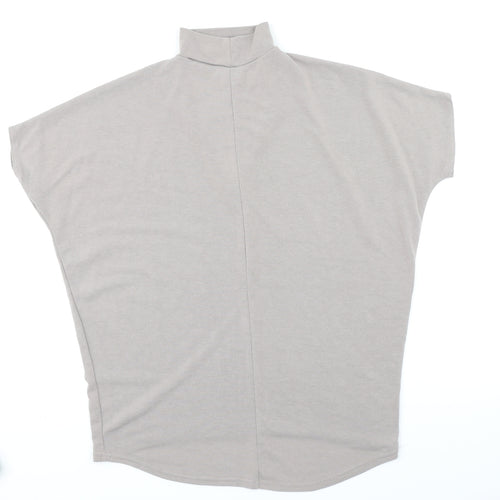 Select Womens Brown   Basic T-Shirt Size 6