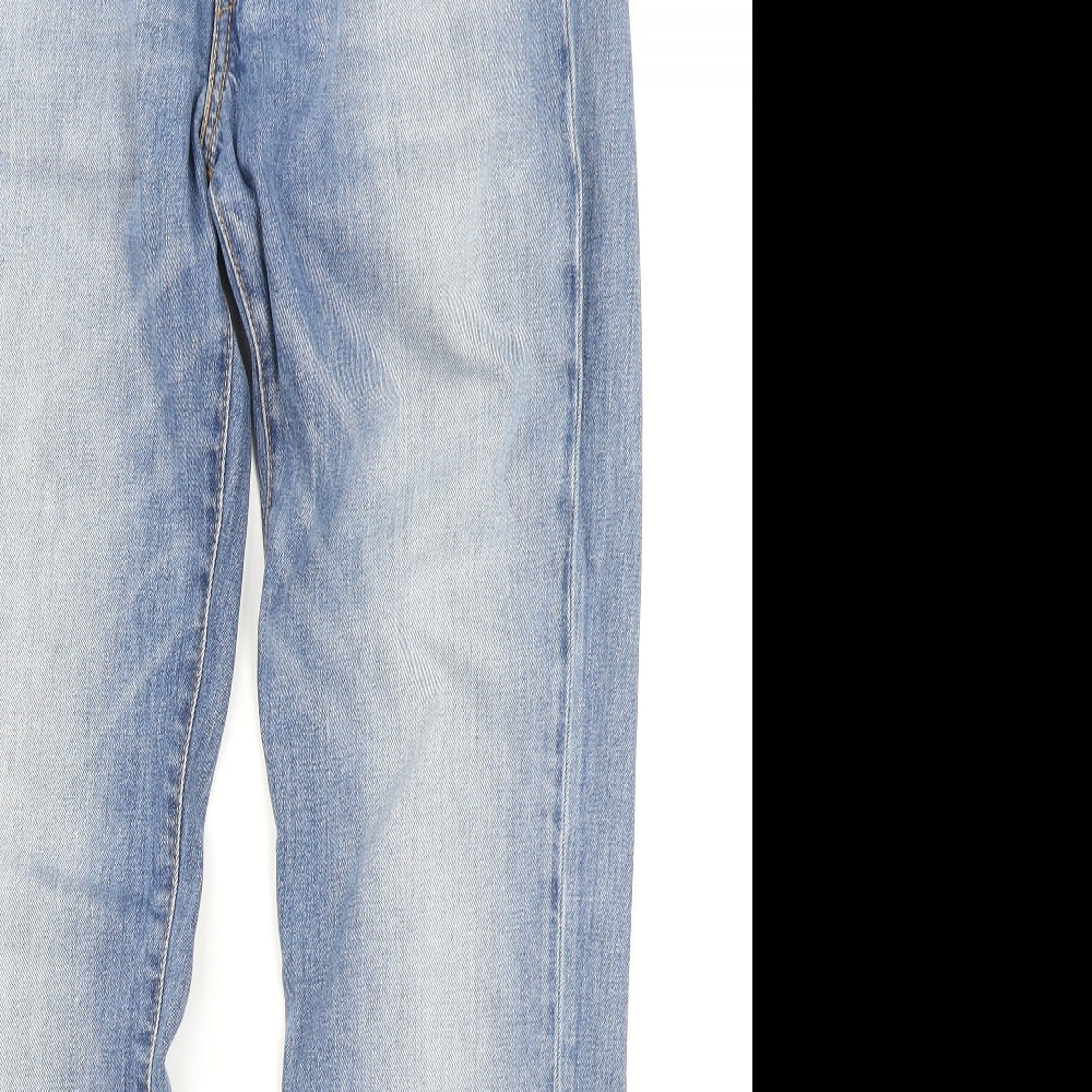 Levi Strauss & Co Mens Blue  Denim Straight Jeans Size 34 in L32 in