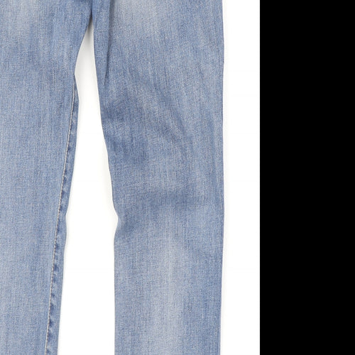 Levi Strauss & Co Mens Blue  Denim Straight Jeans Size 34 in L32 in