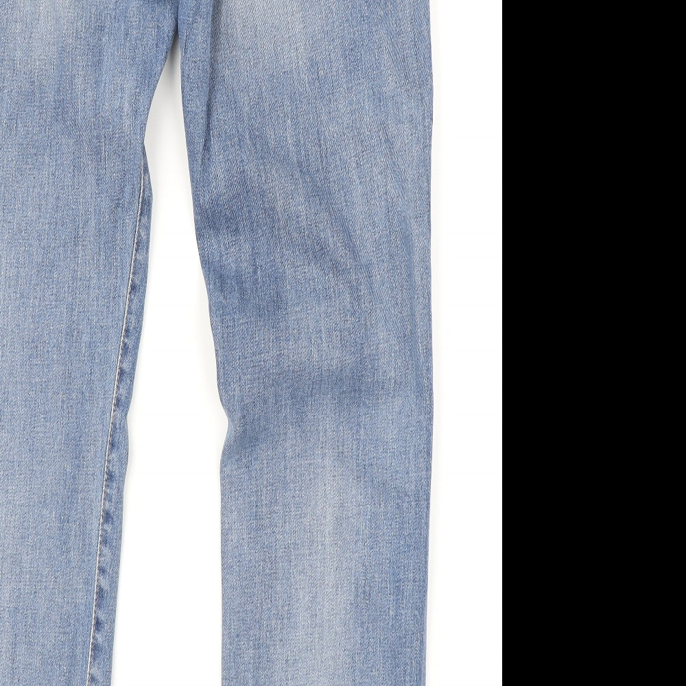 Levi Strauss & Co Mens Blue  Denim Straight Jeans Size 34 in L32 in