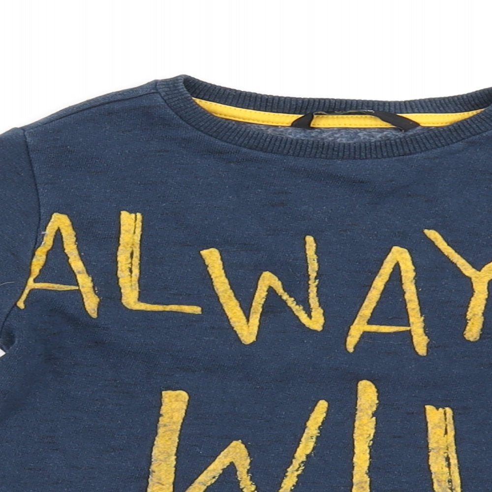 George Boys Blue   Pullover Sweatshirt Size 3-4 Years