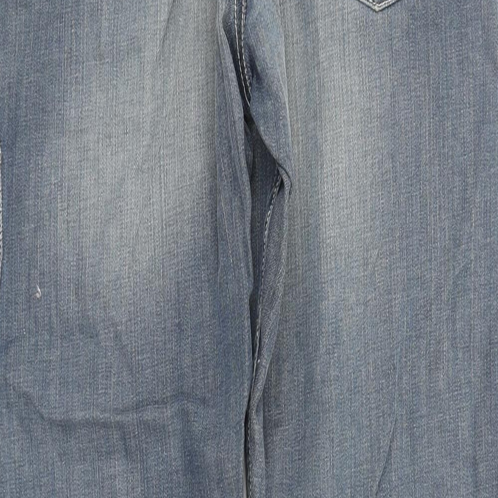 Levi's Mens Blue  Denim Straight Jeans Size 36 in L30 in