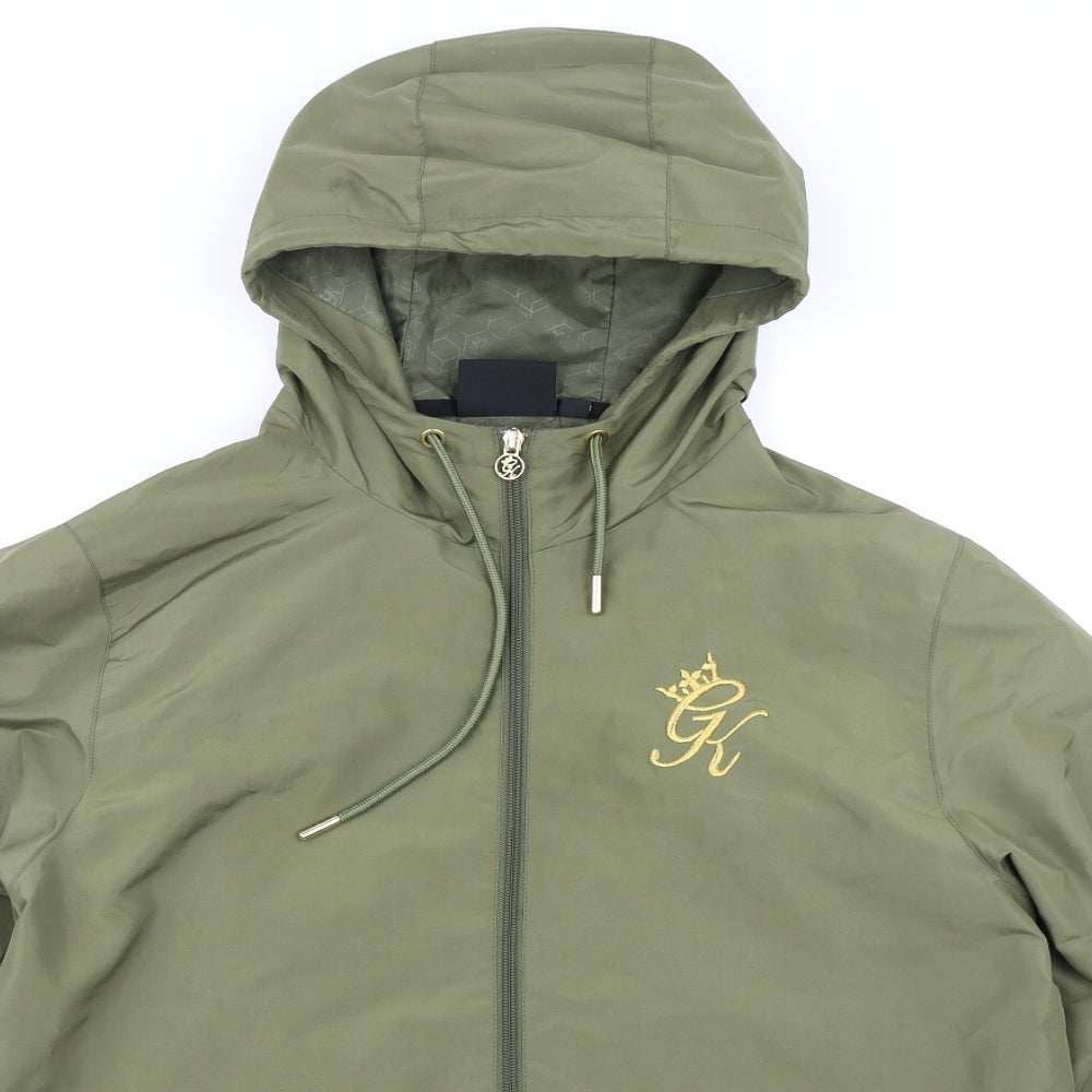 Gym King Mens Green   Rain Coat Coat Size L
