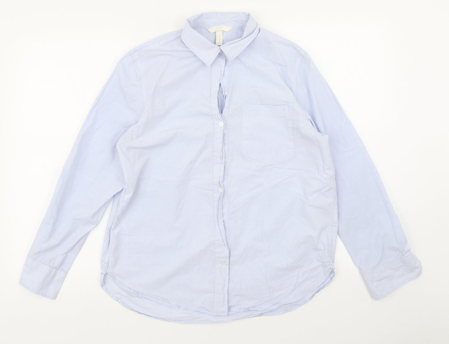 H&M Mens Blue    Button-Up Size S