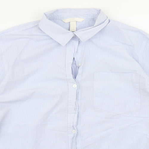 H&M Mens Blue    Button-Up Size S