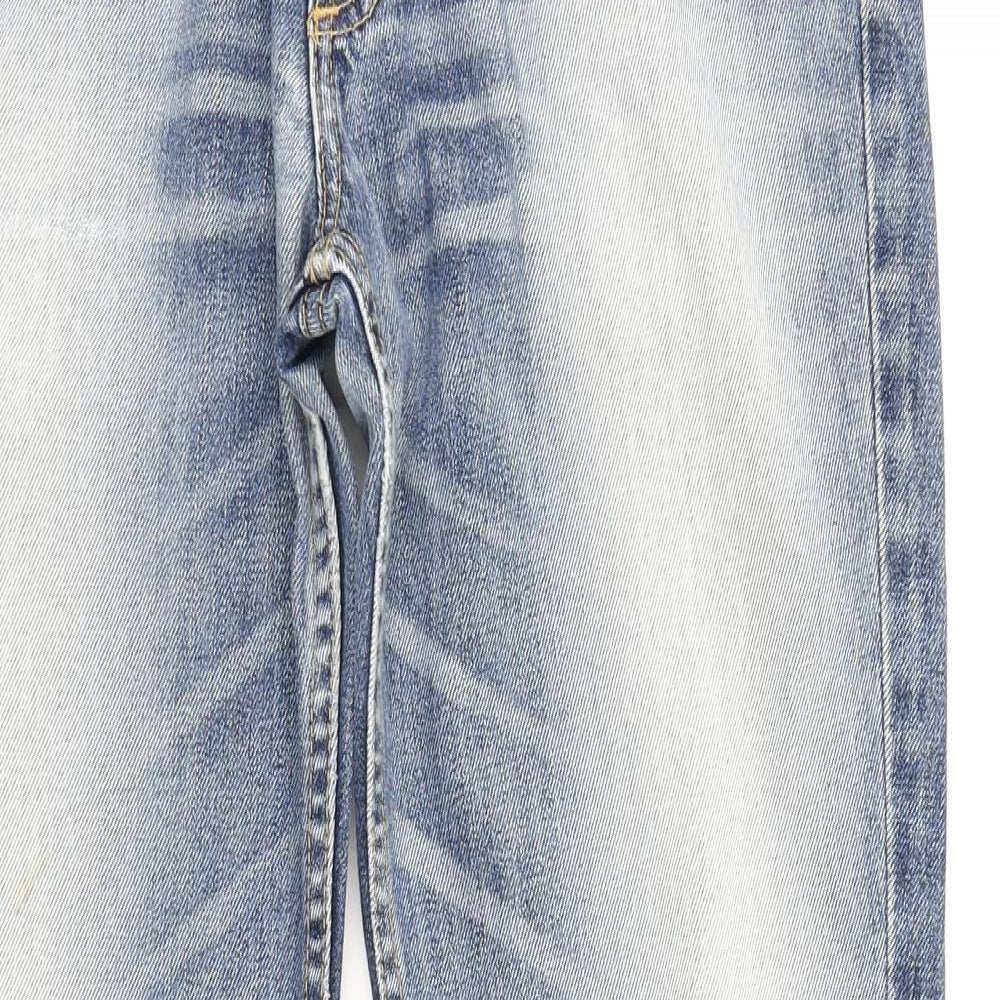 Lee Womens Blue  Denim Bootcut Jeans Size 12 L29 in