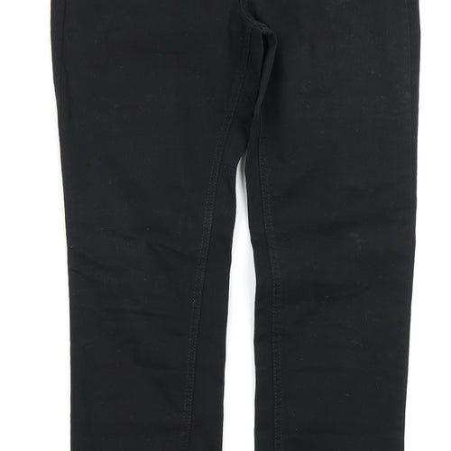 V Womens Black  Denim Skinny Jeans Size 10 L28 in