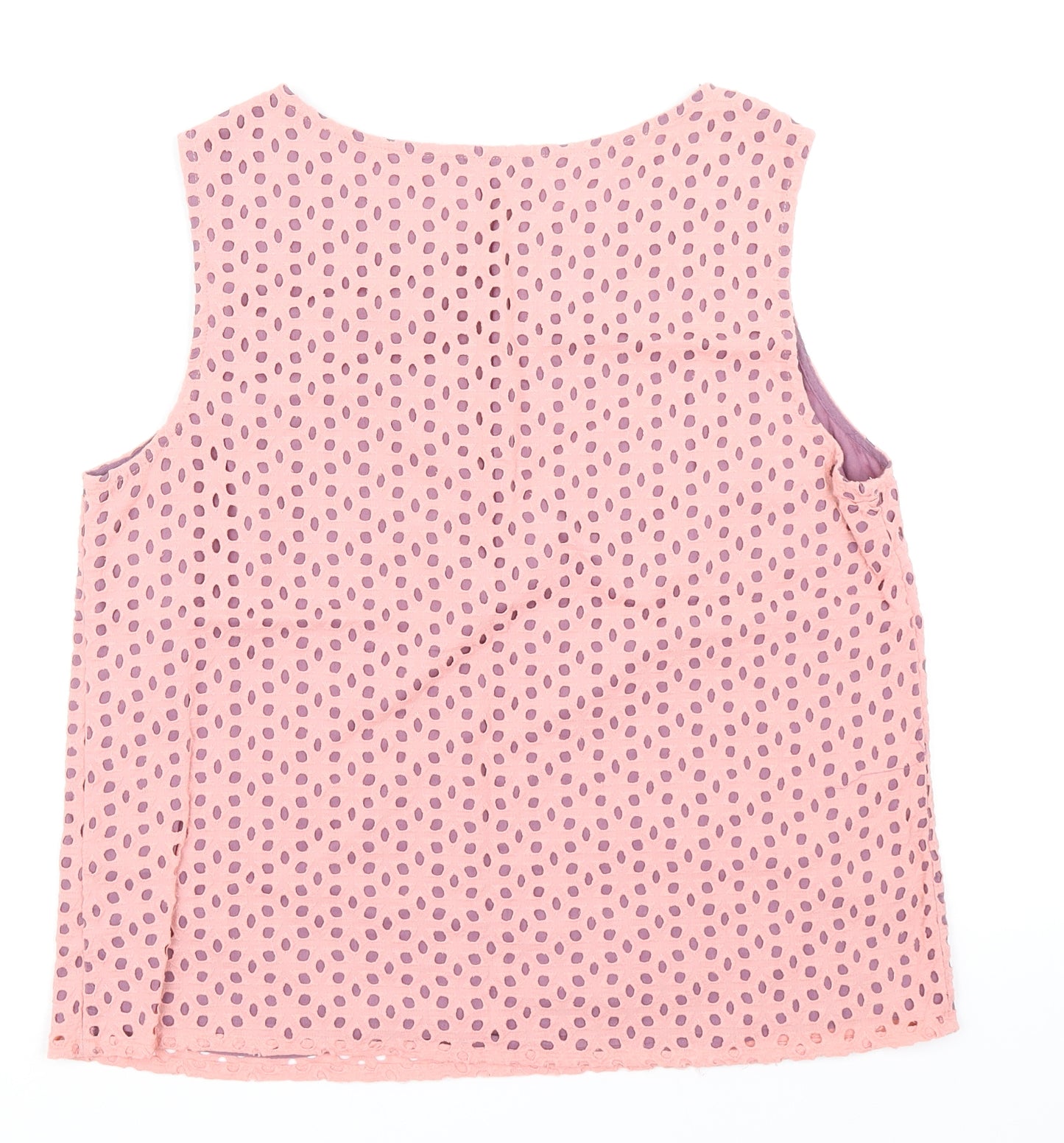 TU Womens Pink Floral  Basic Blouse Size 12