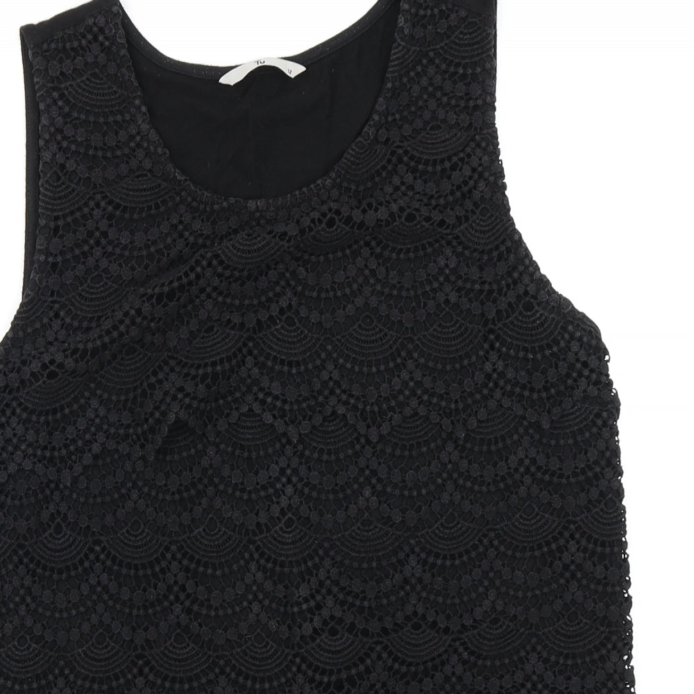 TU Womens Black   Basic Tank Size 12