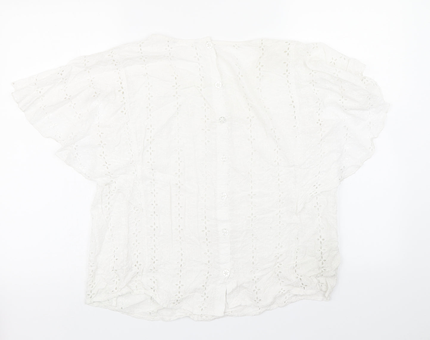 TU Womens White   Basic Blouse Size 14