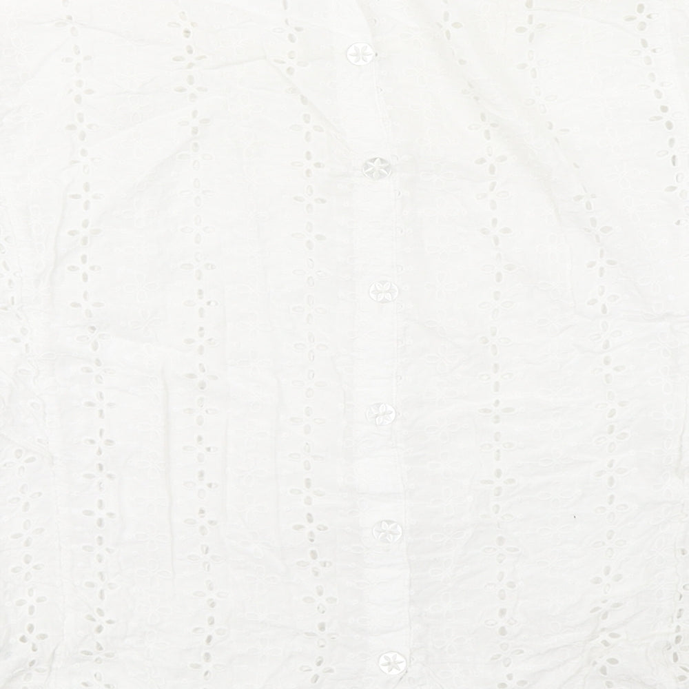 TU Womens White   Basic Blouse Size 14