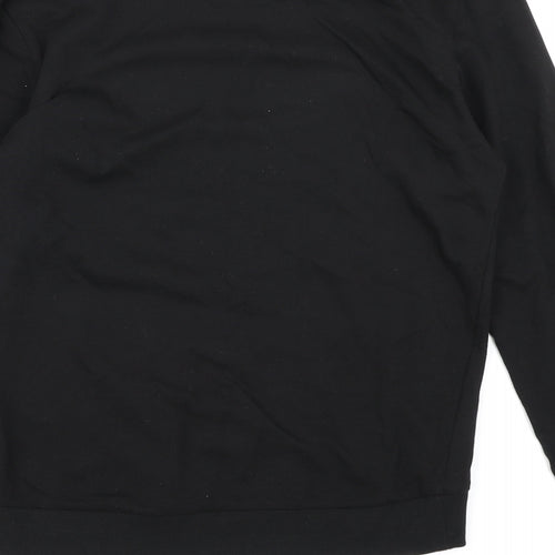 Divided Womens Black   Pullover Sweatshirt Size XS  - Christmas Candy Canes