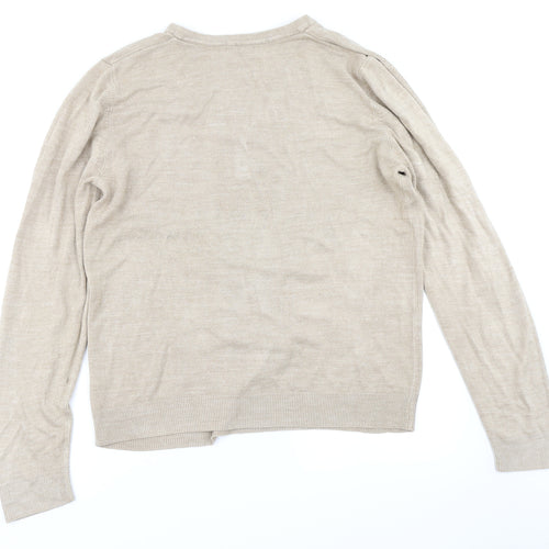 SoulCal Mens Brown  Knit Pullover Jumper Size XL