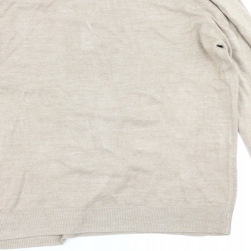 SoulCal Mens Brown  Knit Pullover Jumper Size XL