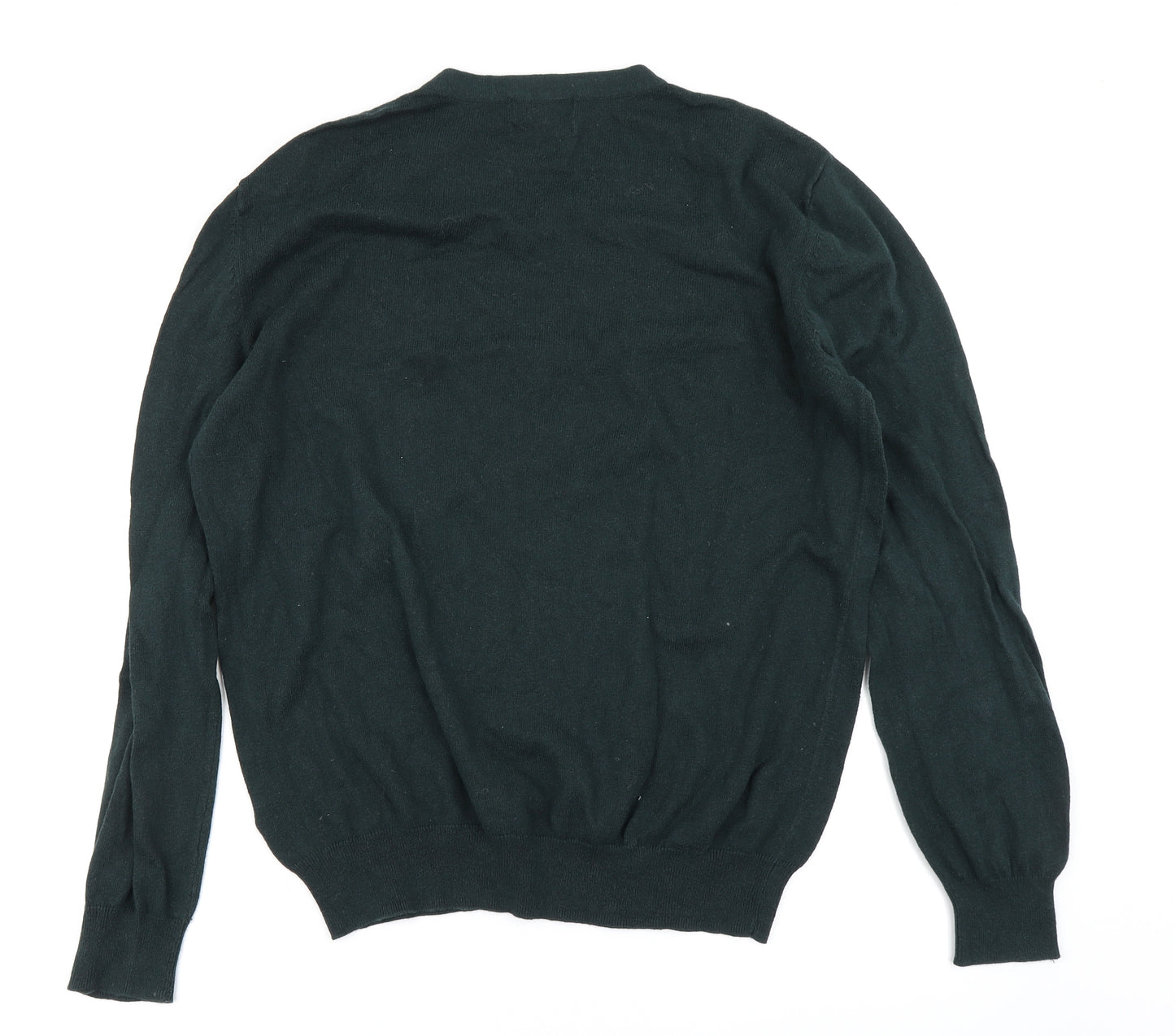 Jeff Banks Mens Green  Knit Pullover Jumper Size L