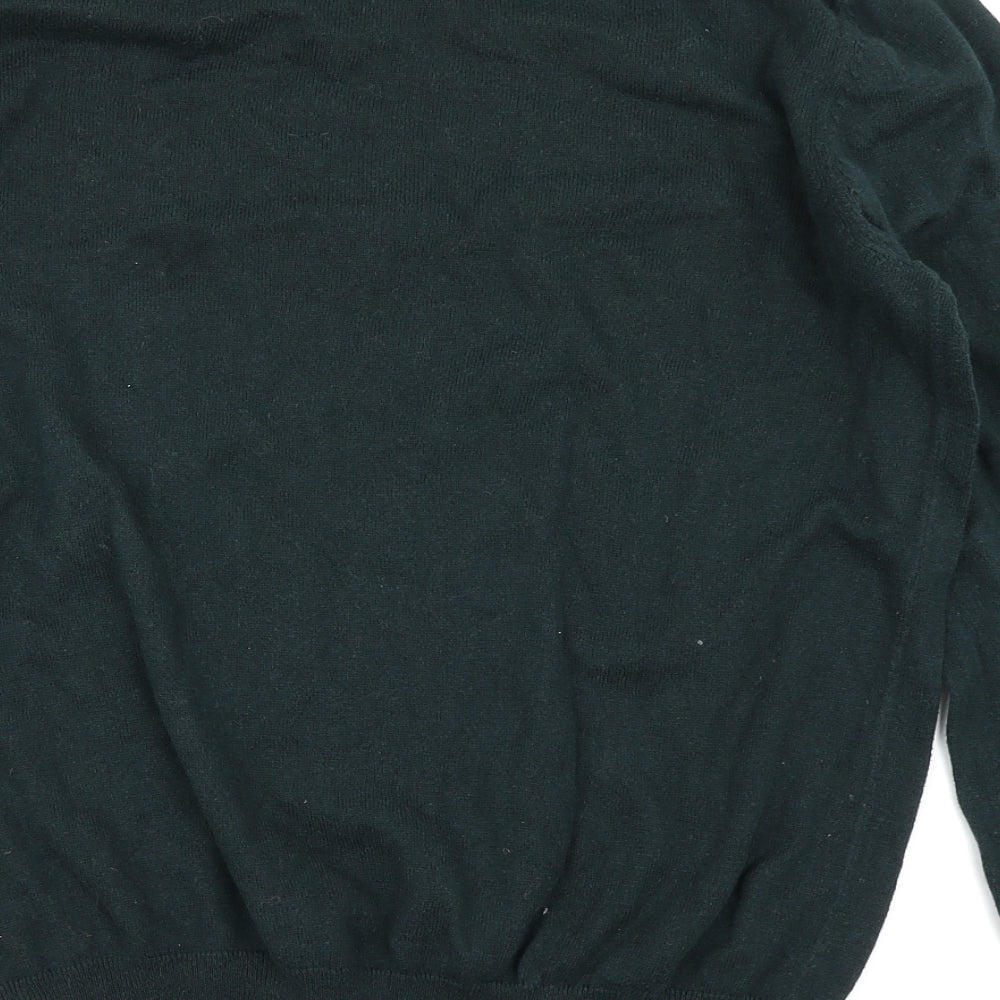 Jeff Banks Mens Green  Knit Pullover Jumper Size L