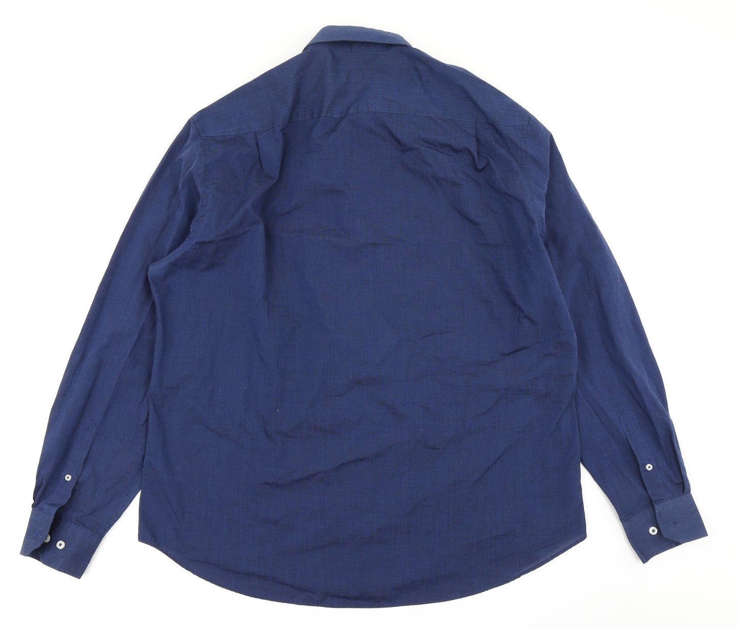 George Mens Blue    Dress Shirt Size 17