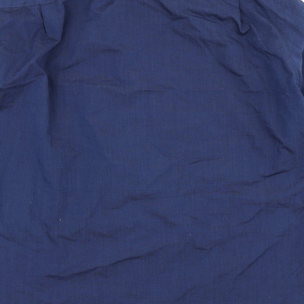 George Mens Blue    Dress Shirt Size 17