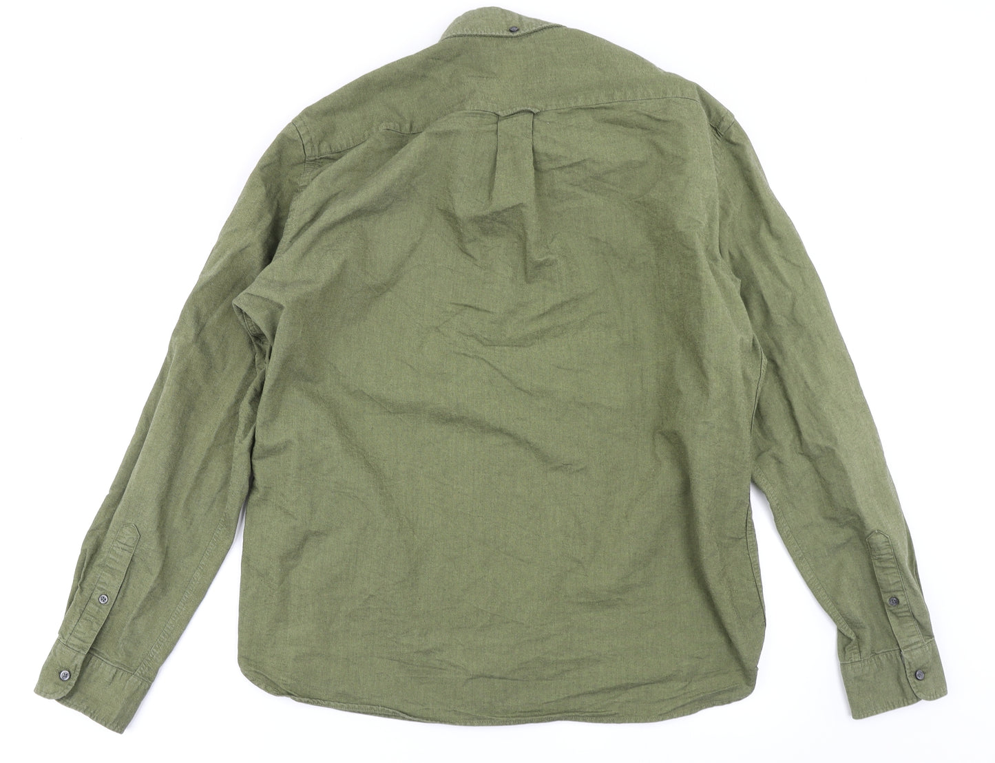 NEXT Mens Green    Button-Up Size XL