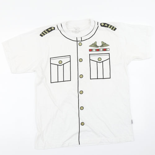 Wicked Fun Mens White    T-Shirt Size M