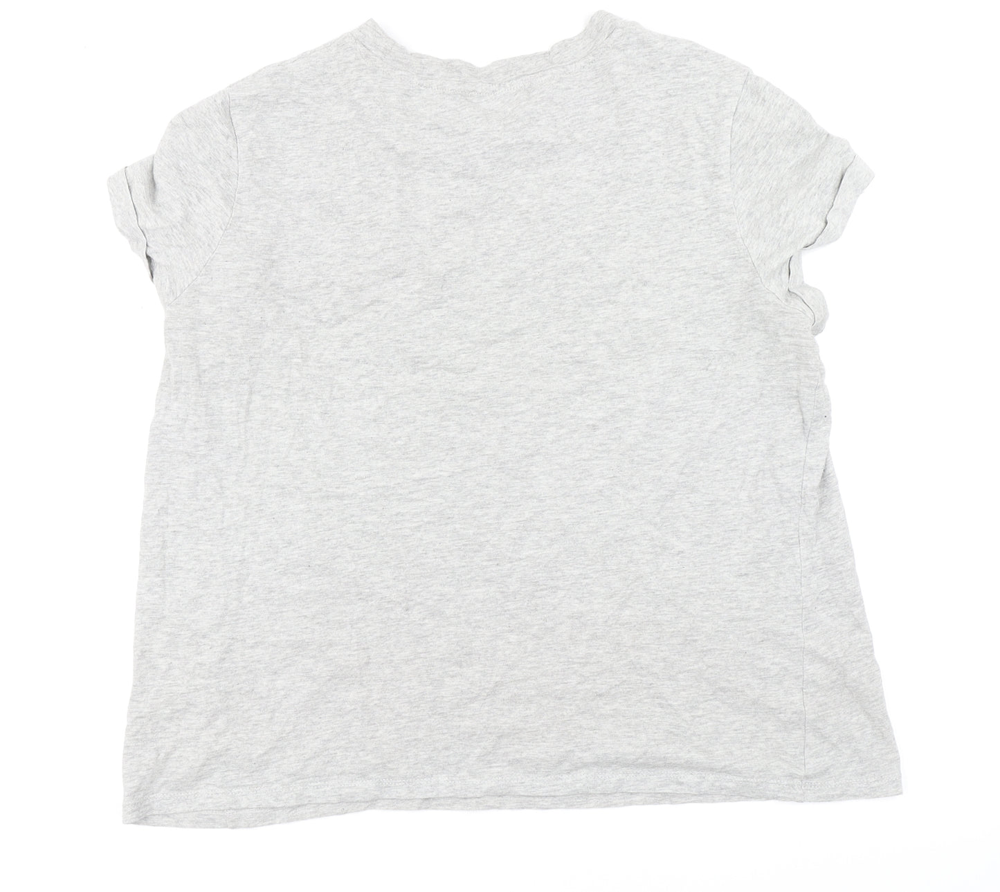 EDC Womens Grey   Cropped T-Shirt Size XL