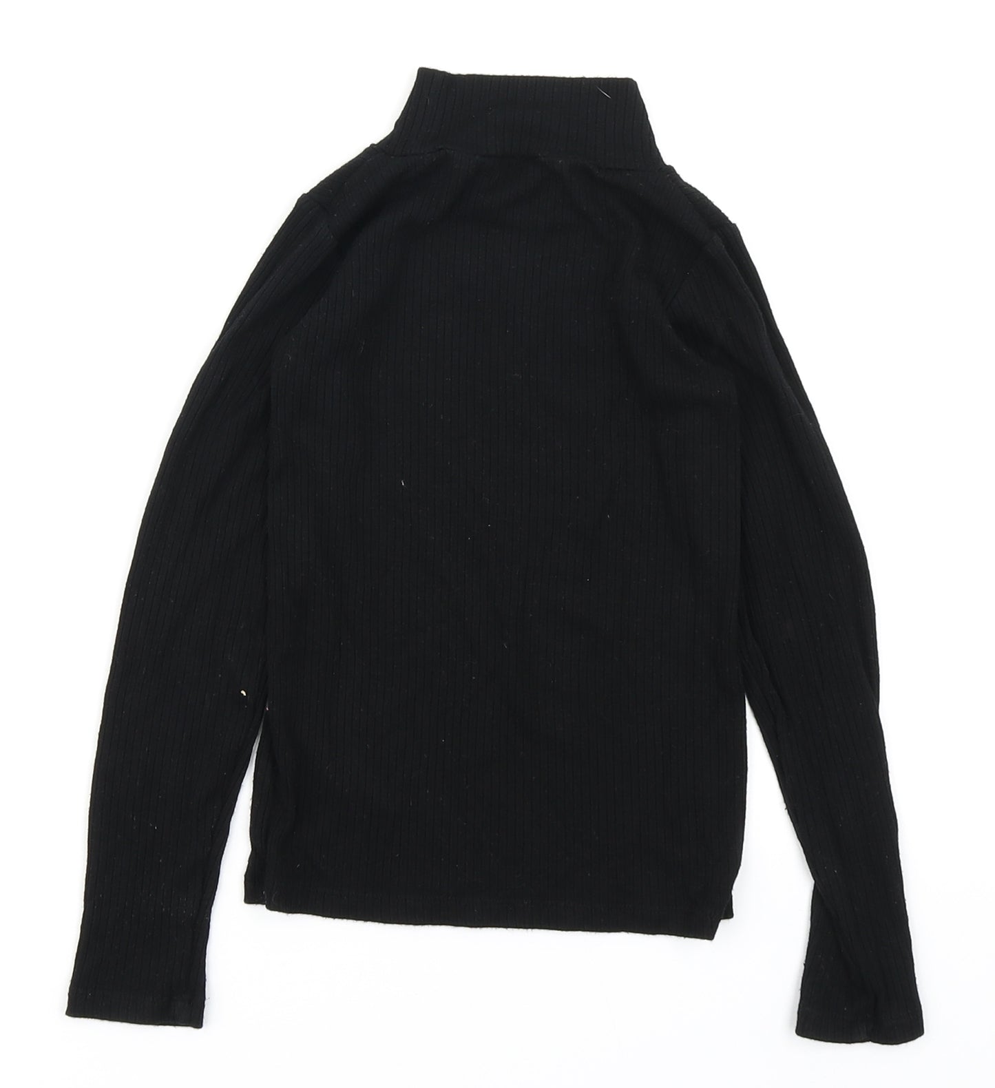 F&F Girls Black   Basic T-Shirt Size 8-9 Years