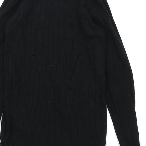 F&F Girls Black   Basic T-Shirt Size 8-9 Years