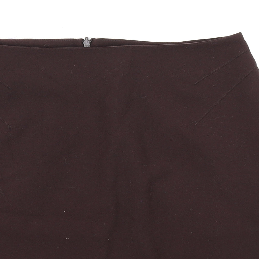 Principles Womens Brown   A-Line Skirt Size 12