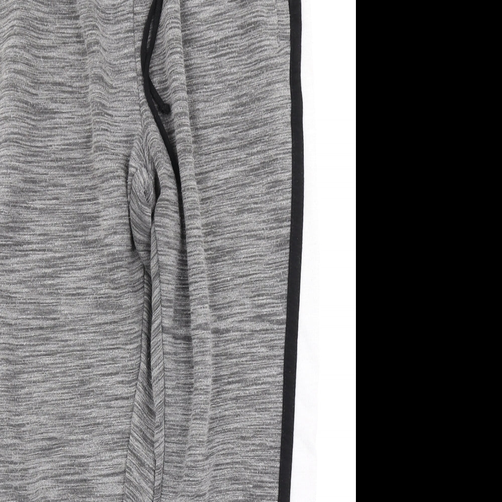 Souluxe Womens Grey   Jogger Trousers Size L L25 in