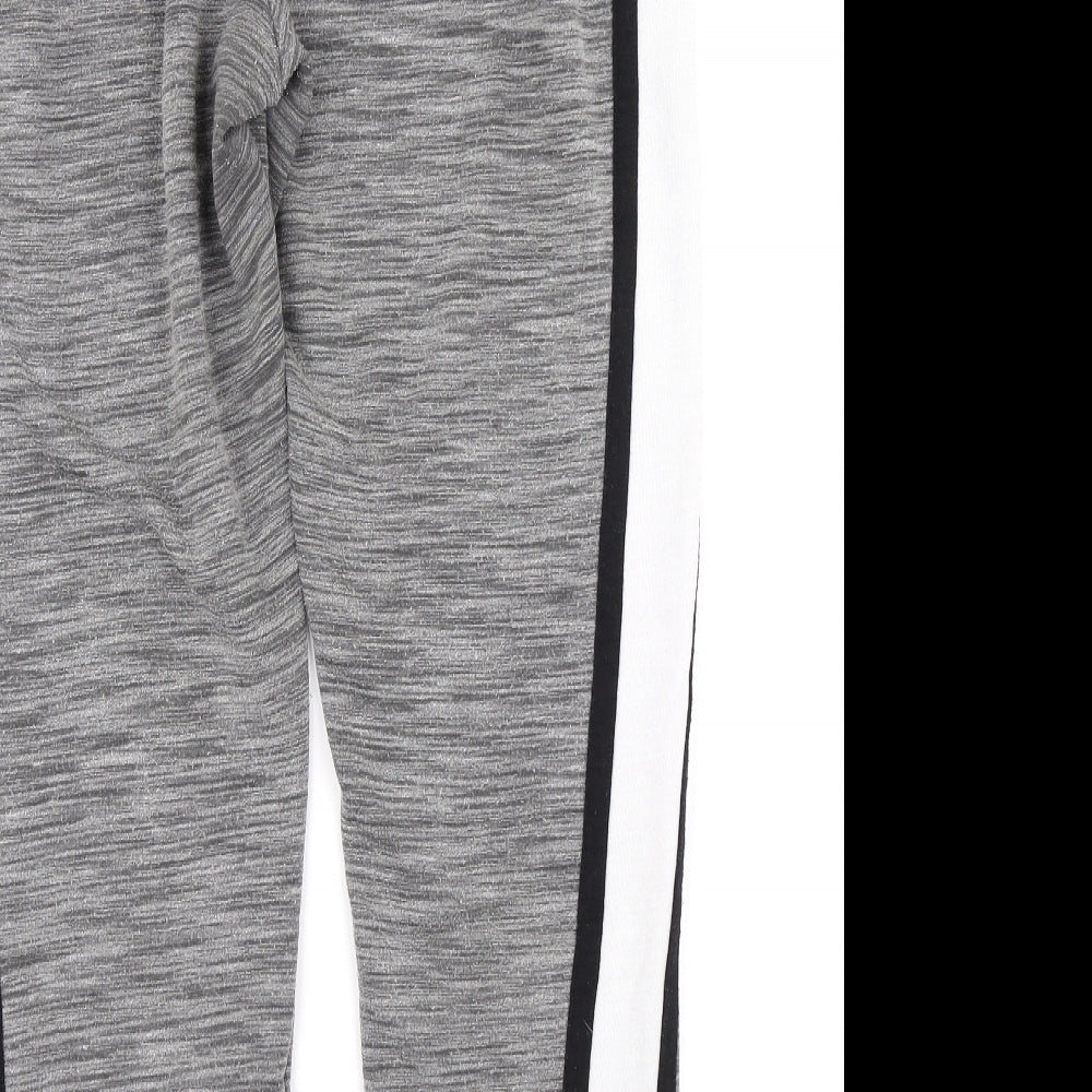 Souluxe Womens Grey   Jogger Trousers Size L L25 in