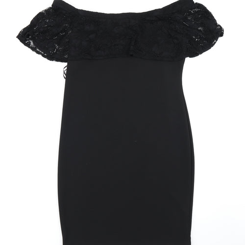 Jane Norman Womens Black   Bodycon  Size 18