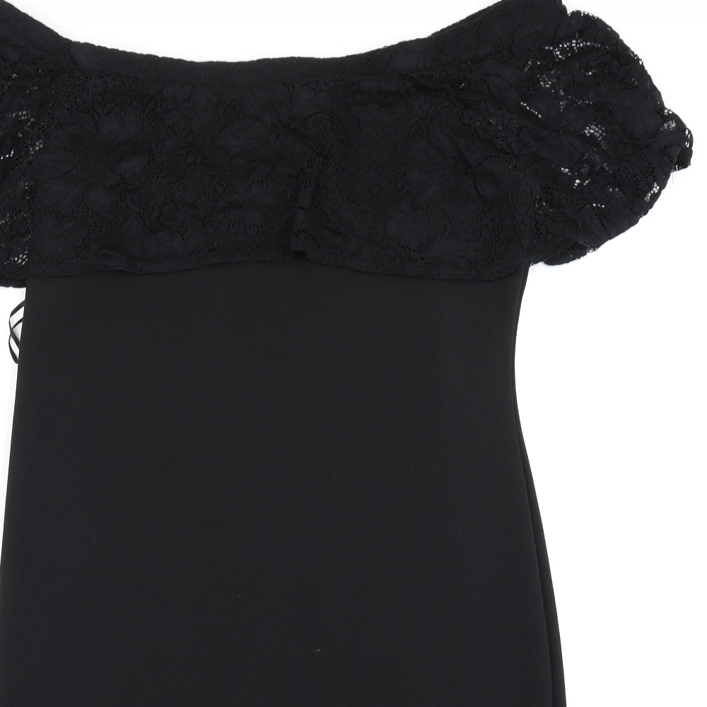 Jane Norman Womens Black   Bodycon  Size 18